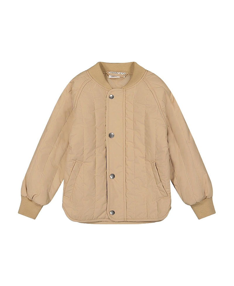 Deux par Deux Unisex Quilted Raglan Sleeve Zip Pocket Jacket - Little Kid