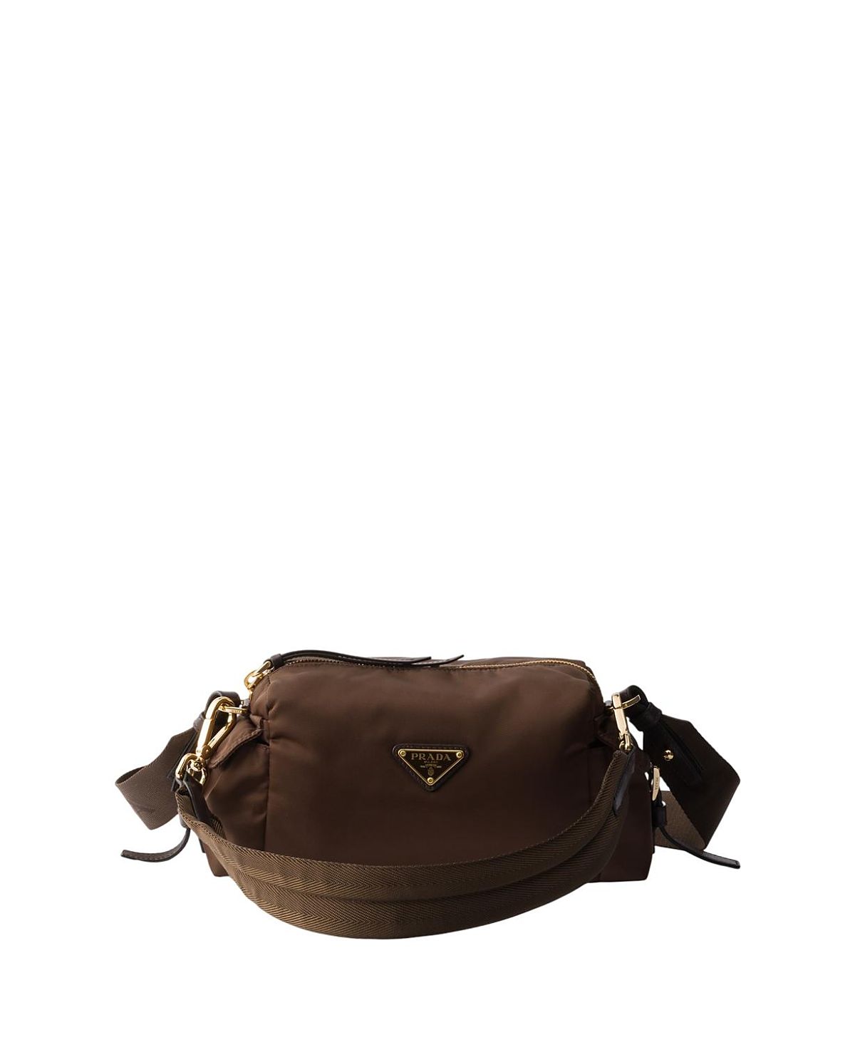 Prada Explore Small Re-Nylon And Leather Shoulder Bag