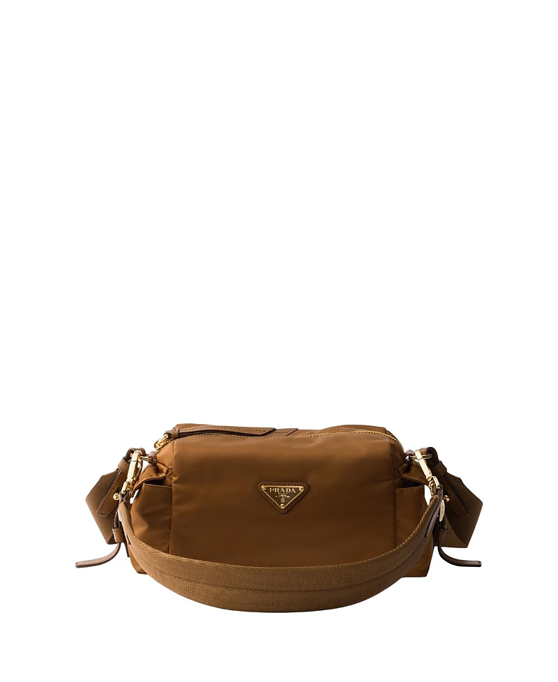 Prada Explore Small Re-Nylon And Leather Shoulder Bag · OS