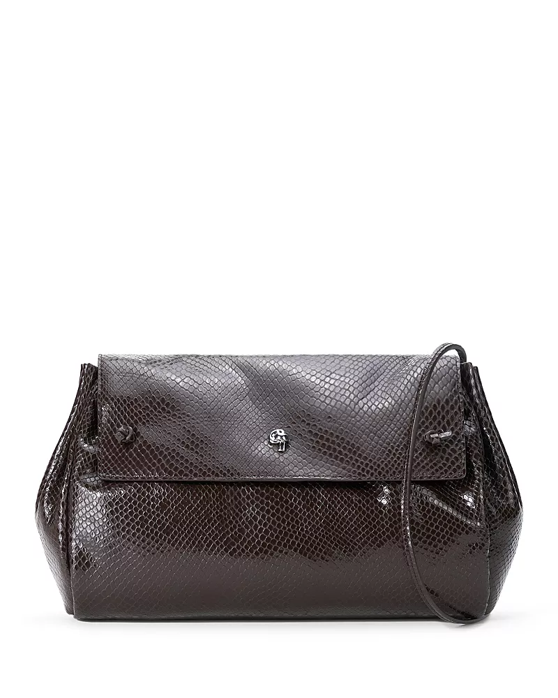Staud Cy Embossed Leather Bag