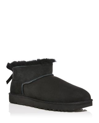 Women's Ultra Mini Bailey Bow Shearling Lined Boots