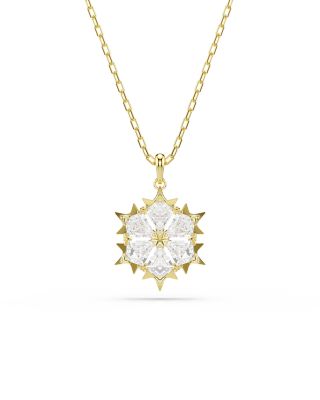 Swarovski Magic Stone Cluster Pendant Necklace, 14.87-17.75