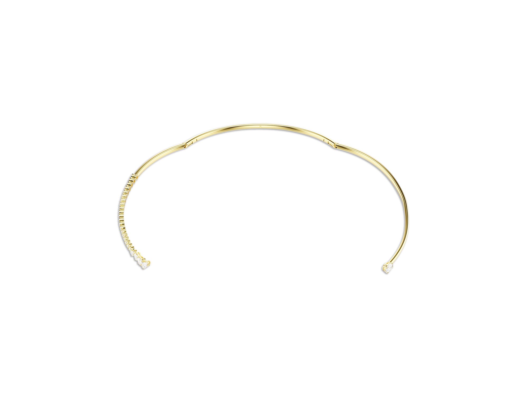 Mesmera Crystal Structured Choker Necklace, 13.62" — Image 5