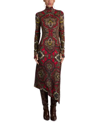 Delaina Turtleneck Top & Maeve Asymmetric Skirt