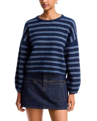 Kensington Striped Cropped Sweater