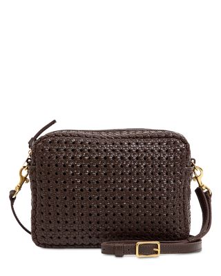Small Woven Leather Crossbody