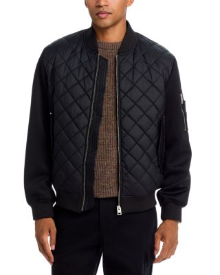 Bilaro Quilted Zip Bomber Jacket