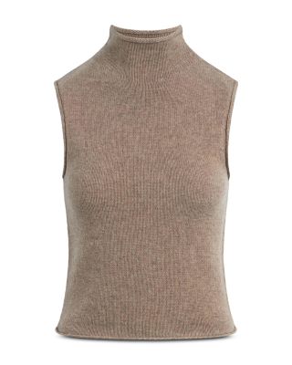 The Stevie Sleeveless Roll Neck Sweater