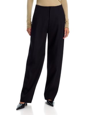 Wool Sculptural Trousers 
