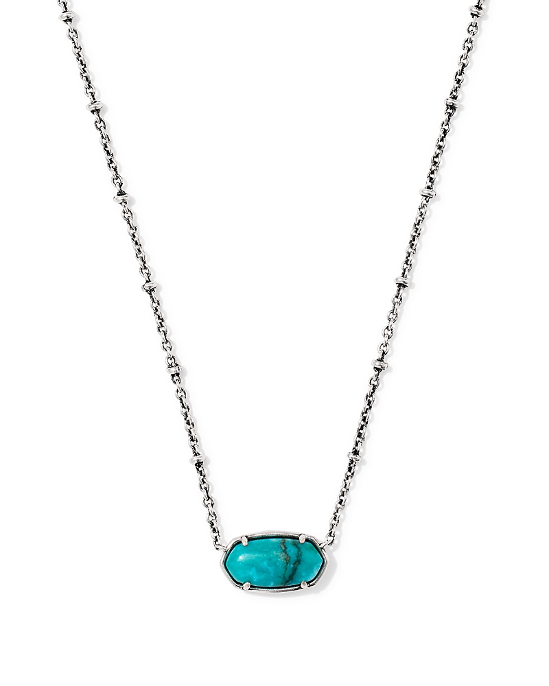 Kendra Scott Elisa Tiger Stripe Openwork Stone Pendant Necklace, 16-19 · One Size