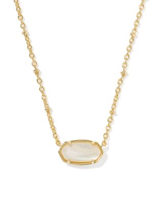 Elisa Tiger Stripe Openwork Stone Pendant Necklace, 16-19"