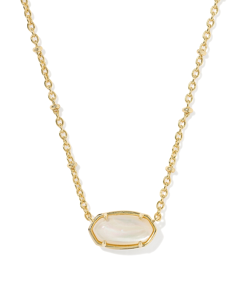 Kendra Scott Elisa Tiger Stripe Openwork Stone Pendant Necklace, 16