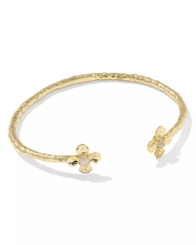 Kendra Scott Leanne Mother Of Pearl Flower Cuff Bracelet