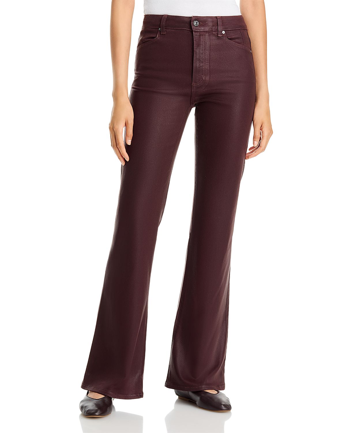 Paige Sofia Mid Rise Flared Jeans