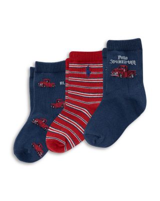 Boys' Vintage Truck Socks, 3 Pack - Baby