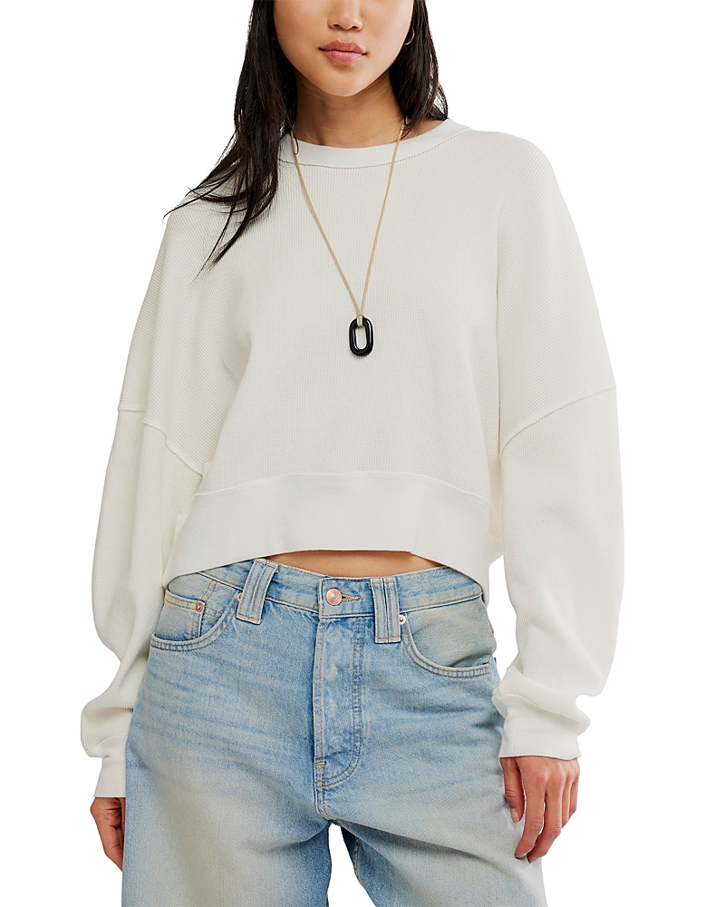 Free People Skyline Thermal Long Sleeve Tee