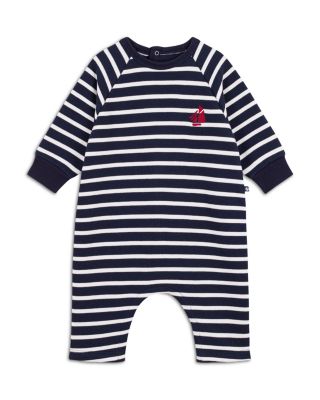 Boys' Long Sleeve Striped Romper - Baby