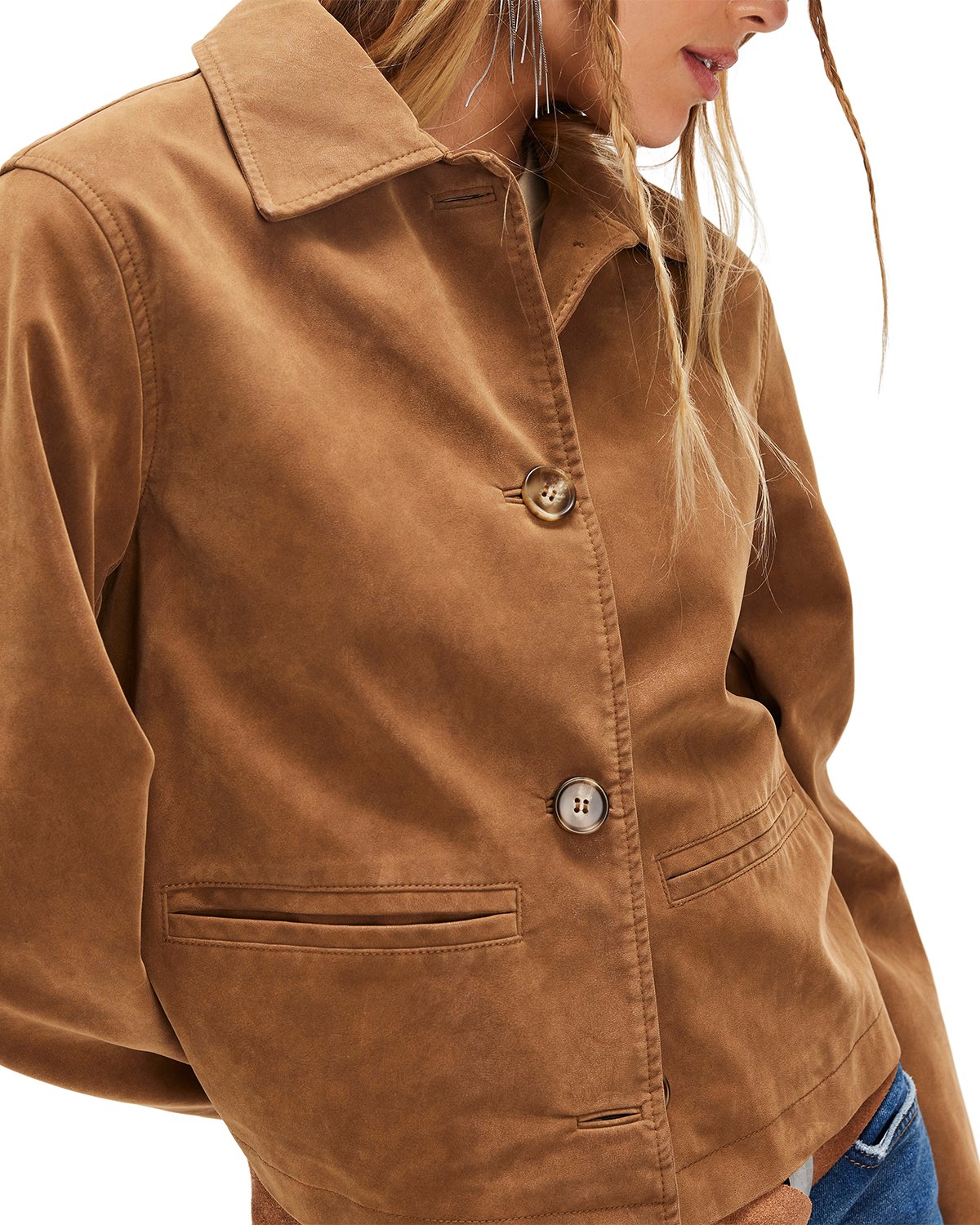 Hera Faux Leather Jacket