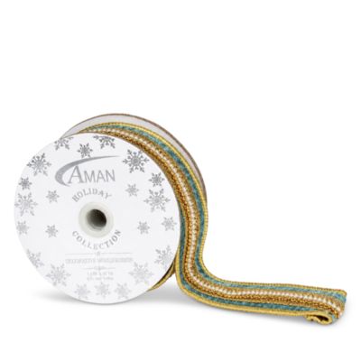 NYC Ballet 1.5" Velvet & Faux Pearl Ribbon