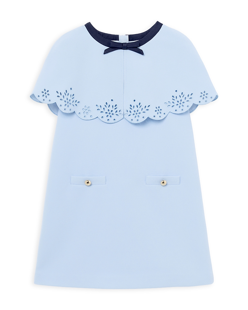 Self-Portrait Girls' Crepe Cape Dress - Little Kid, Big Kid