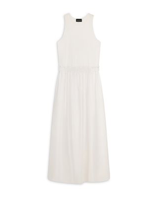 Emporio Armani Elasticized Waist Maxi Dress