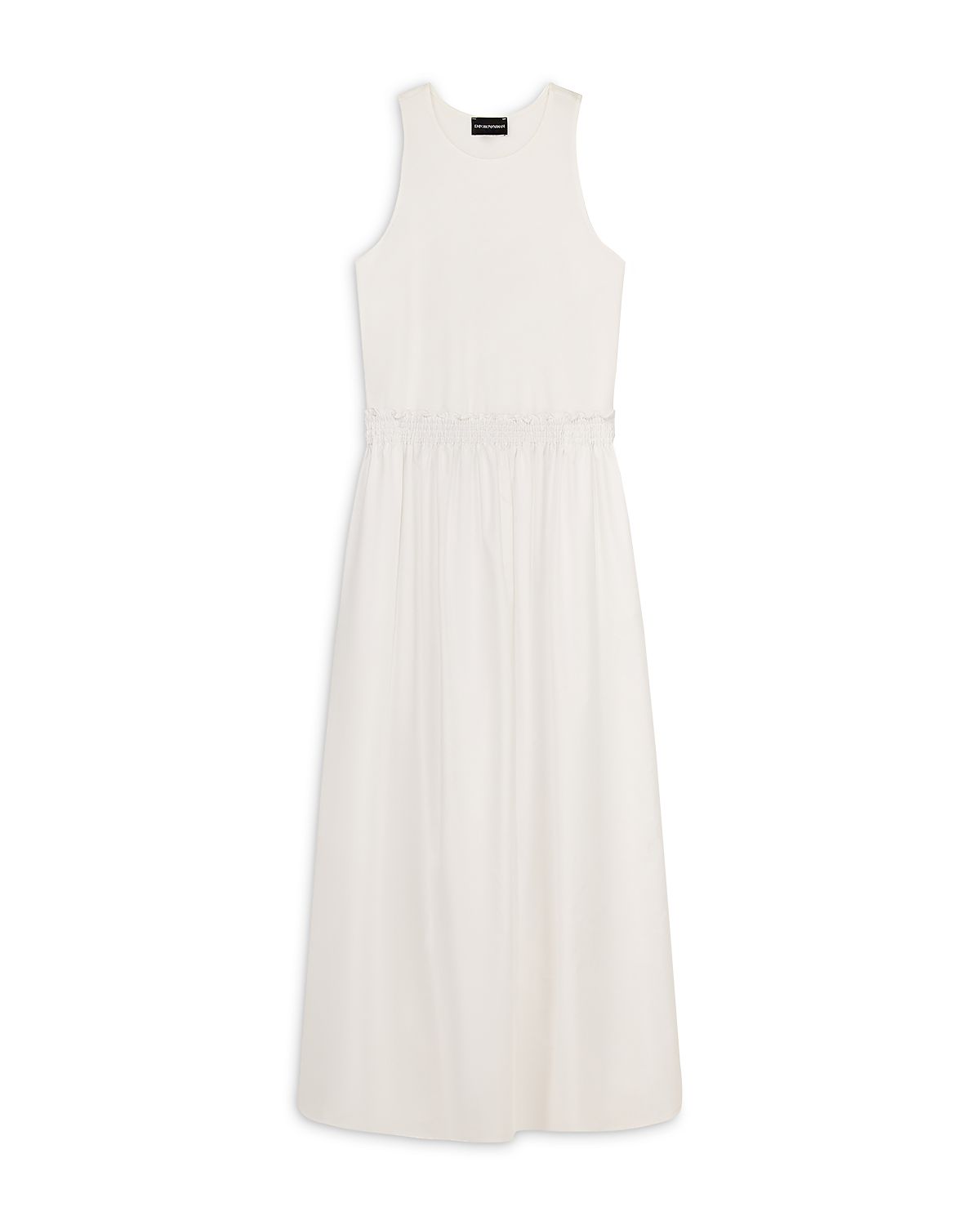 Emporio Armani Elasticized Waist Maxi Dress