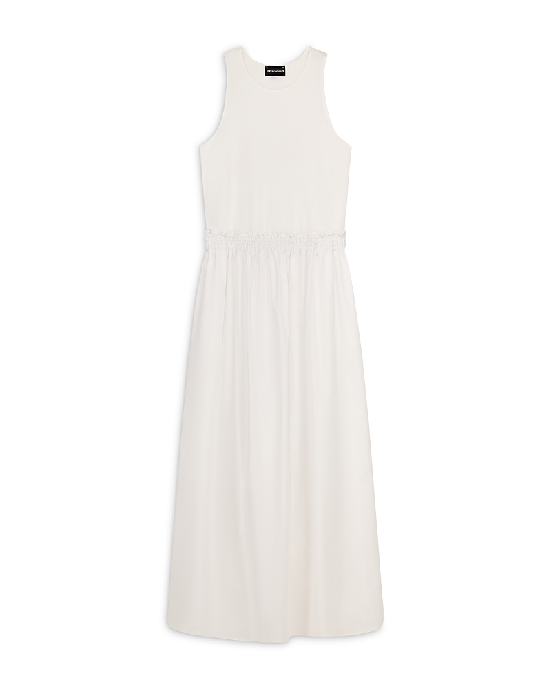 Emporio Armani Elasticized Waist Maxi Dress
