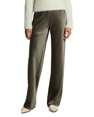 Colette High Waist Fluid Satin Bias Pants