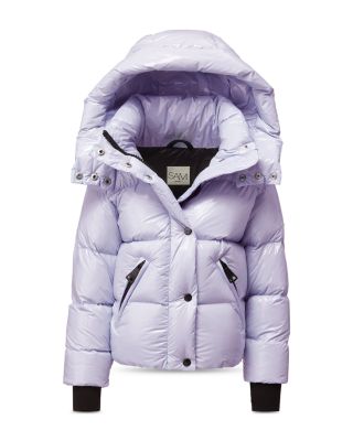 Girls' Elsa Hooded Down Puffer Coat - Big Kid