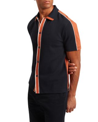 Tirvin Short Sleeve Two Tone Sweater Polo