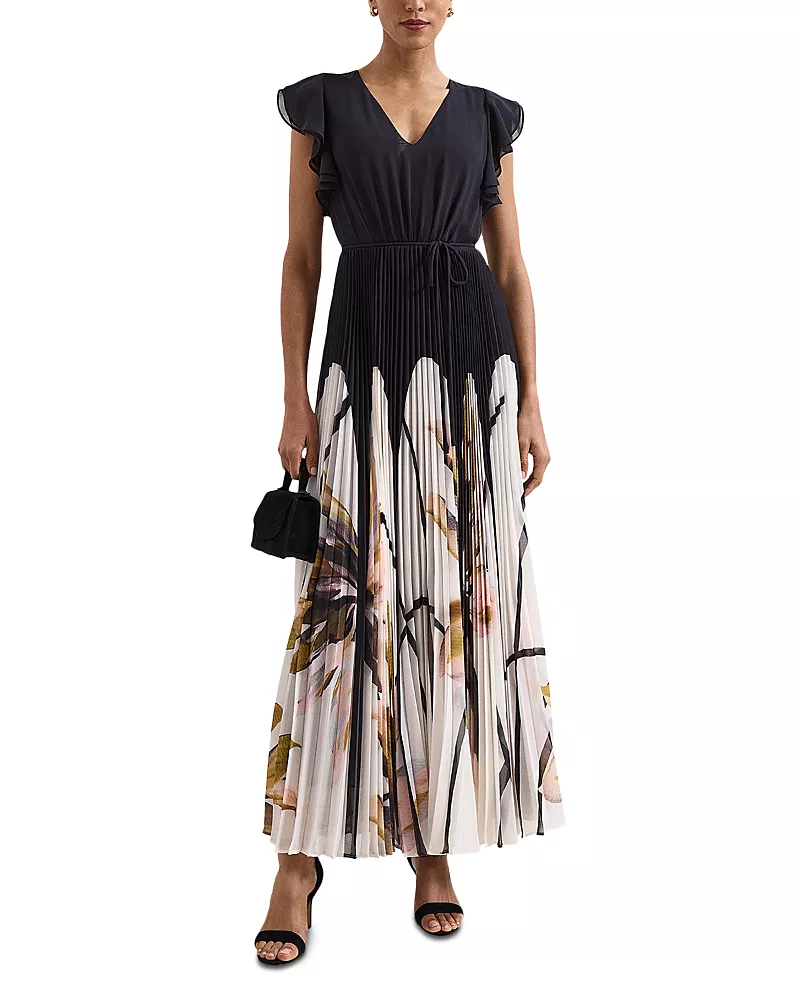 Phase Eight Uma Pleated Maxi Dress