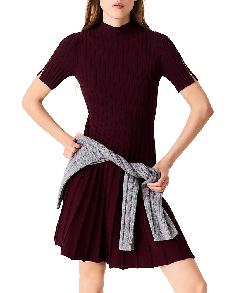 Maje Raffina Knit Skater Dress