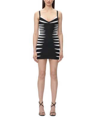 The Tara Color Blocked Bandage Dress