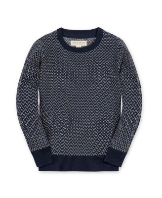 Boys' Organic Fine Gauge Crew Neck Sweater - Little Kid, Big Kid