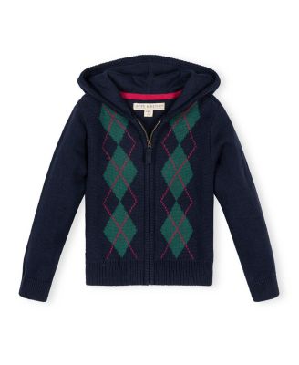 Girls' Organic Full Zip Hoodie Sweater - Little Kid, Big Kid