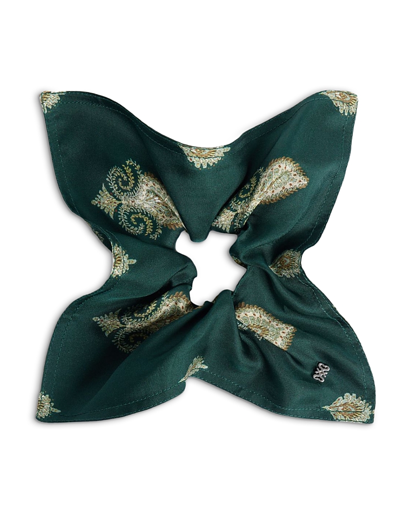 Sandro Paisley Print Scrunchie