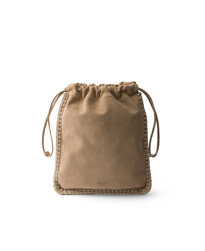Prada wish Suede Pouch