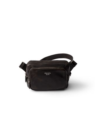  Distressed Nappa Leather Shoulder Bag