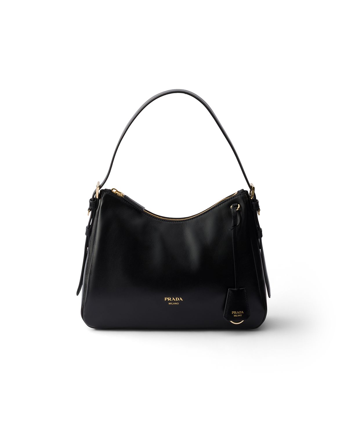Prada Aimee Medium Leather Shoulder Bag