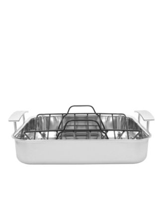  Industry 5 Stainless Steel Roasting Pan, 15.75"