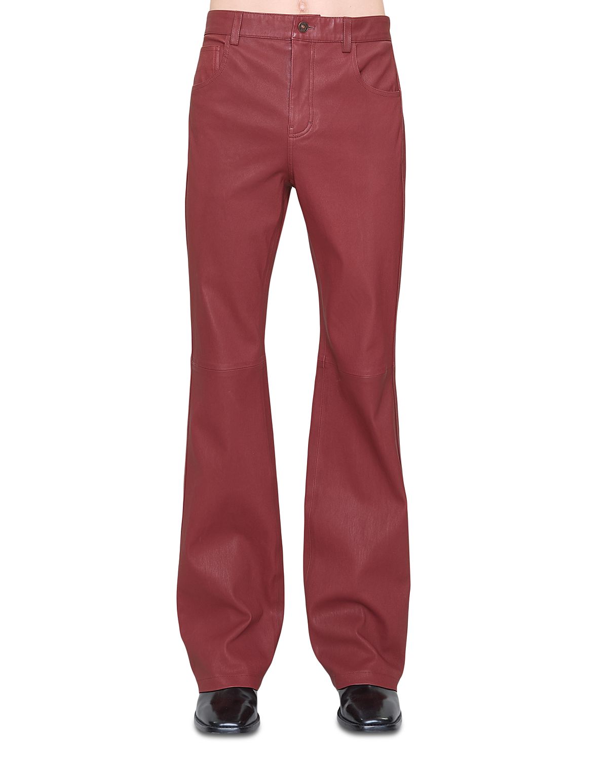 amiri Vintage Cut Leather Pants
