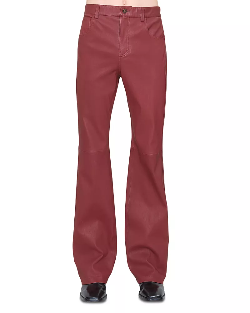 amiri Vintage Cut Leather Pants