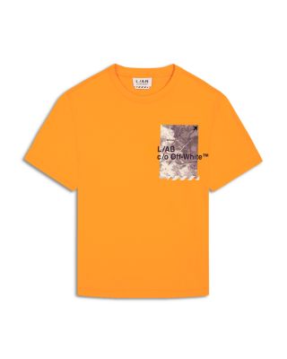 Cotton Camo Graphic Logo Crewneck T-Shirt