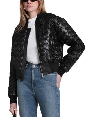 Faux Leather Bomber Jacket - thumbnail 5