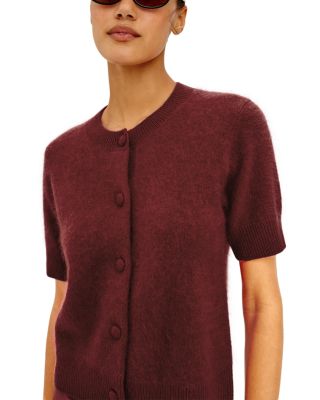 Roman Wool Short Sleeve Cardigan