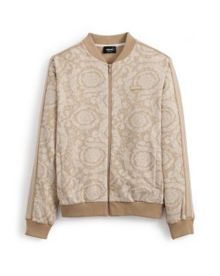 Unisex Barocco Kids Jacquard Fleece Front Zip Sweatshirt - Little Kid, Big Kid