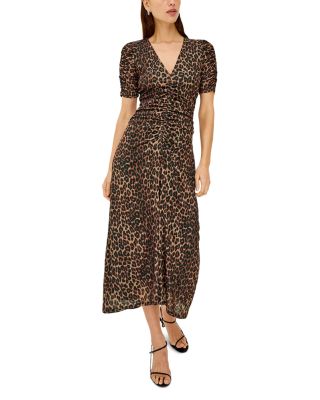 Rails Women's Beacon Ruched Knit Dress - Brown - Size XL