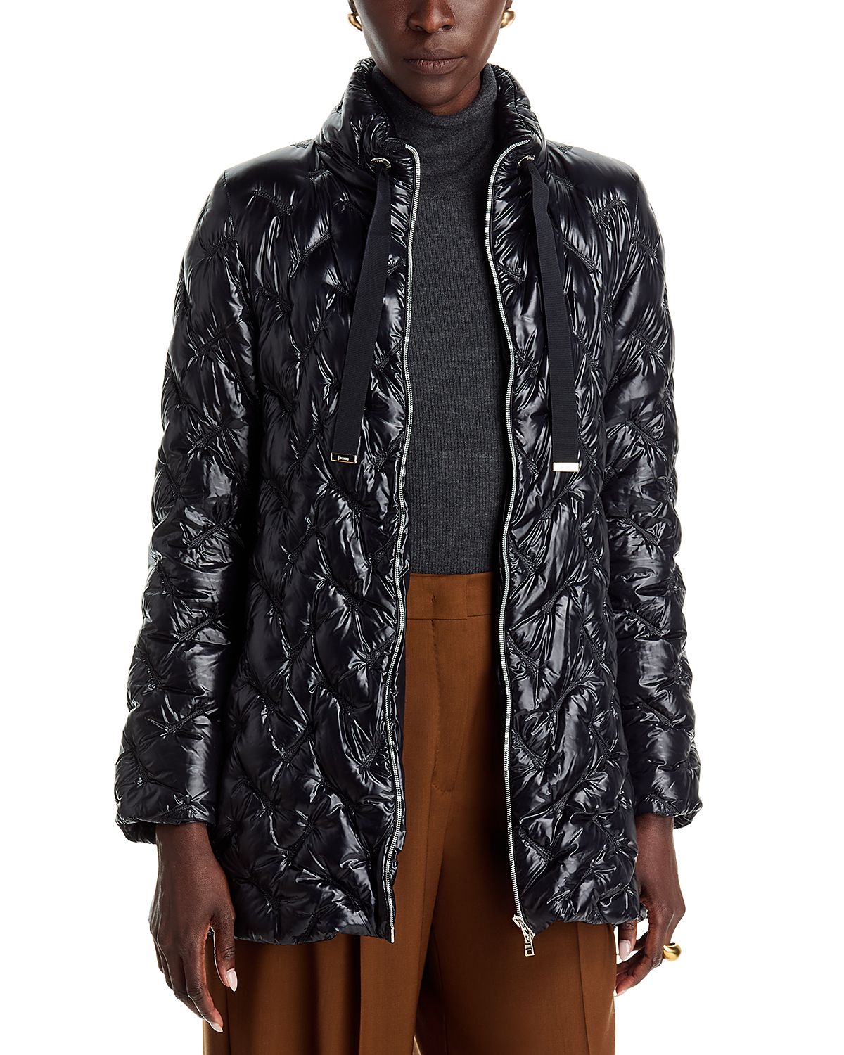 Herno Shiny Cloud Quilted Coat