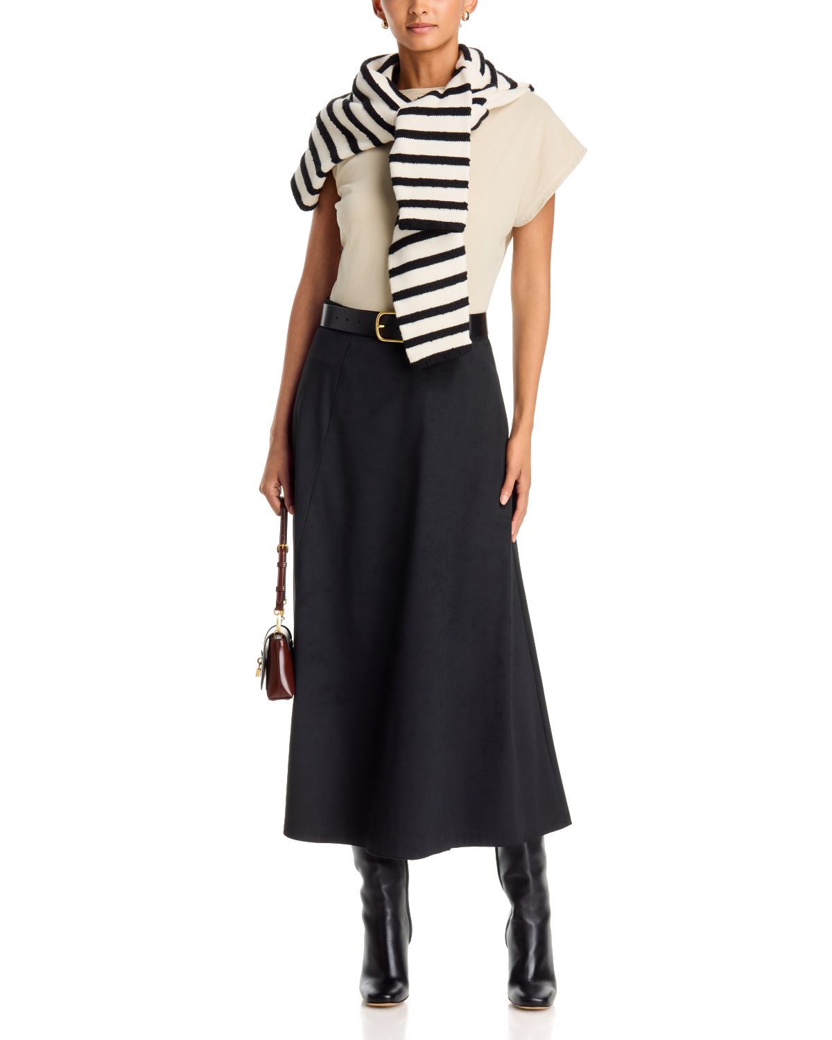Emmsamba Flared Midi Skirt thumbnail 2