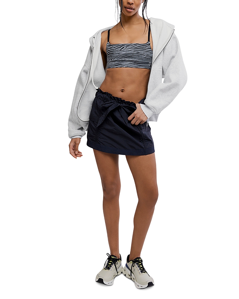 Free People Final Call Zip Up Hooded Sweatshirt